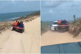 buggy-com-turistas-colide-de-frente-com-caminhonete-durante-passeio-em-dunas-no-ceara;-veja-video