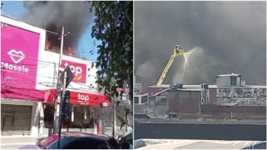 incendio-atinge-loja-de-moveis-no-centro-de-fortaleza;-veja-video