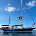 flotilha-com-ajuda-humanitaria-para-gaza-afirma-que-barco-foi-atacado-por-drone;-tunisia-nega  