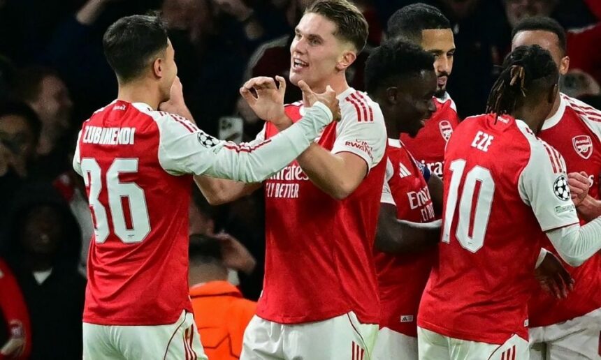 com-gols-de-brasileiros,-arsenal-atropela-atletico-de-madrid-e-segue-invicto-na-champions-league