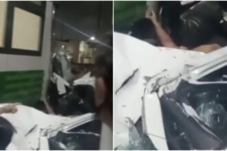 video:-acidente-entre-carro-e-vlt-deixa-veiculo-com-passageiro-preso-as-ferragens-em-fortaleza