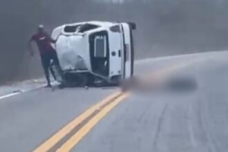 carro-capota-e-arremessa-mulher-para-fora-do-veiculo-no-ceara