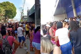 loja-cancela-inauguracao-apos-tumulto,-tiros-de-borracha-e-pessoas-machucadas-no-ceara;-video