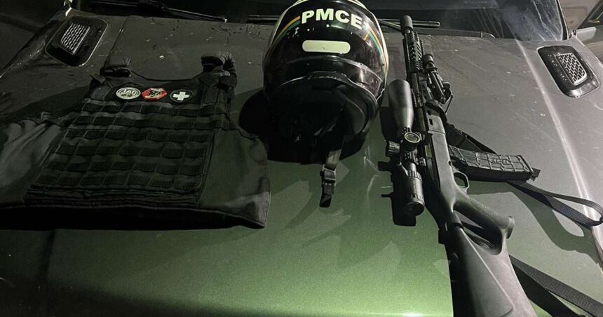 pmce-prende-suspeito-em-posse-de-rifle-e-colete-balistico-na-sapiranga