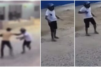 video:-homem-ataca-outro-com-faca-e-acaba-esfaqueado-em-caninde,-no-ceara