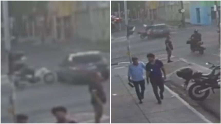 video:-motociclista-morre-apos-colisao-com-carro-em-cruzamento-da-av.-duque-de-caxias,-em-fortaleza