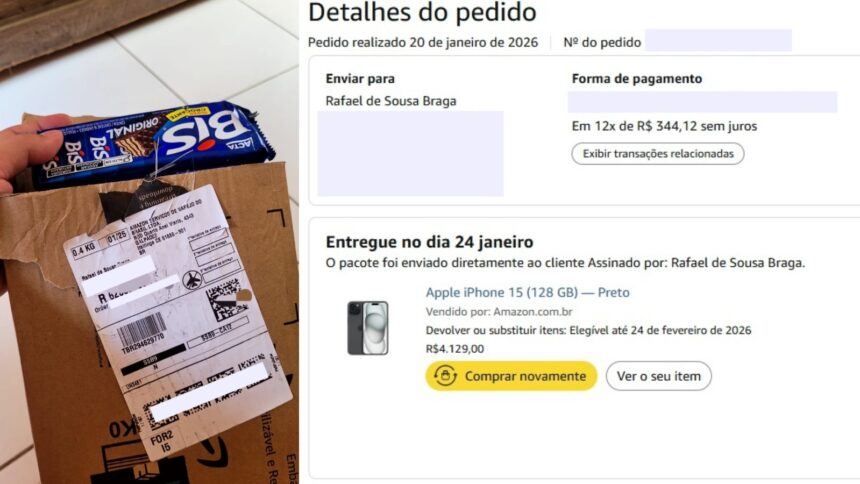 homem-compra-iphone-de-r$-4,1-mil-pela-internet-e-recebe-caixa-com-biscoitos-de-chocolate