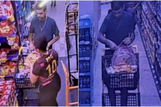 grupo-furta-mais-de-mil-reais-em-picanha-e-esconde-em-bolsa-de-crianca;-video